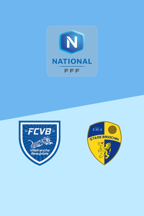 Villefranche - Stade Briochin | Championnat National 2025/2026 | Match complet