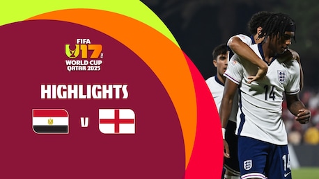 Égypte - Angleterre | Coupe du Monde U-17 de la FIFA, Qatar 2025™ | Résumé vidéo