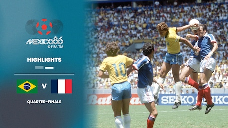 Brasil x França | Quartas de final | Copa do Mundo da FIFA México 1986™ | Melhores momentos