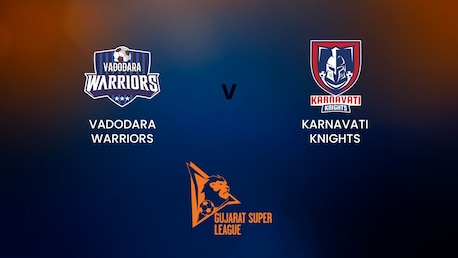 Vadodara Warriors - Karnavati Knights | Gujarat Super League | Match complet