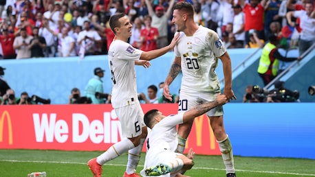 Le but de Sergej Milinkovic-Savic 45+3' | Cameroun - Serbie | Coupe du Monde de la FIFA, Qatar 2022™