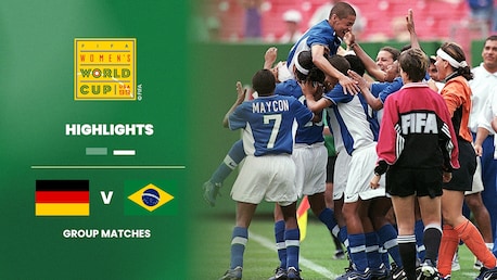 Allemagne - Brésil | Groupe B | Coupe du Monde de Football Féminin de la FIFA, Etats-Unis 99™ | Résumé vidéo