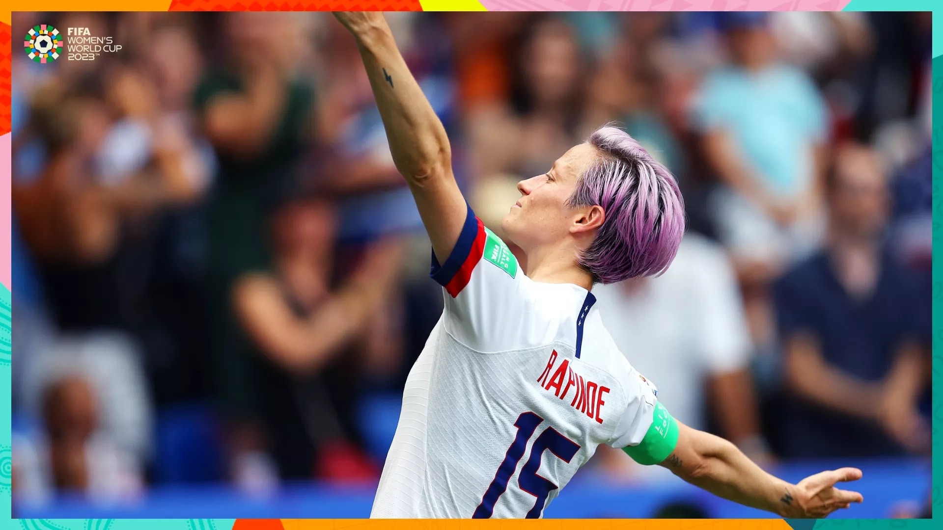 Megan Rapinoe: todos sus goles en la Copa Mundial Femenina de la FIFA™