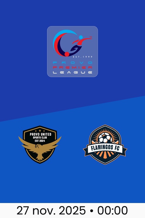 Provo United FC - Flamingo FC | Provo Premier League 2025-26Provo Premier League 2025-26