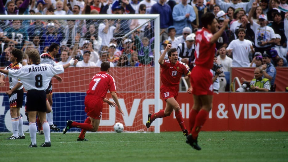 Das Tor von Georges Grün 8' | Deutschland - Belgien | FIFA Fussball-Weltmeisterschaft USA 1994™