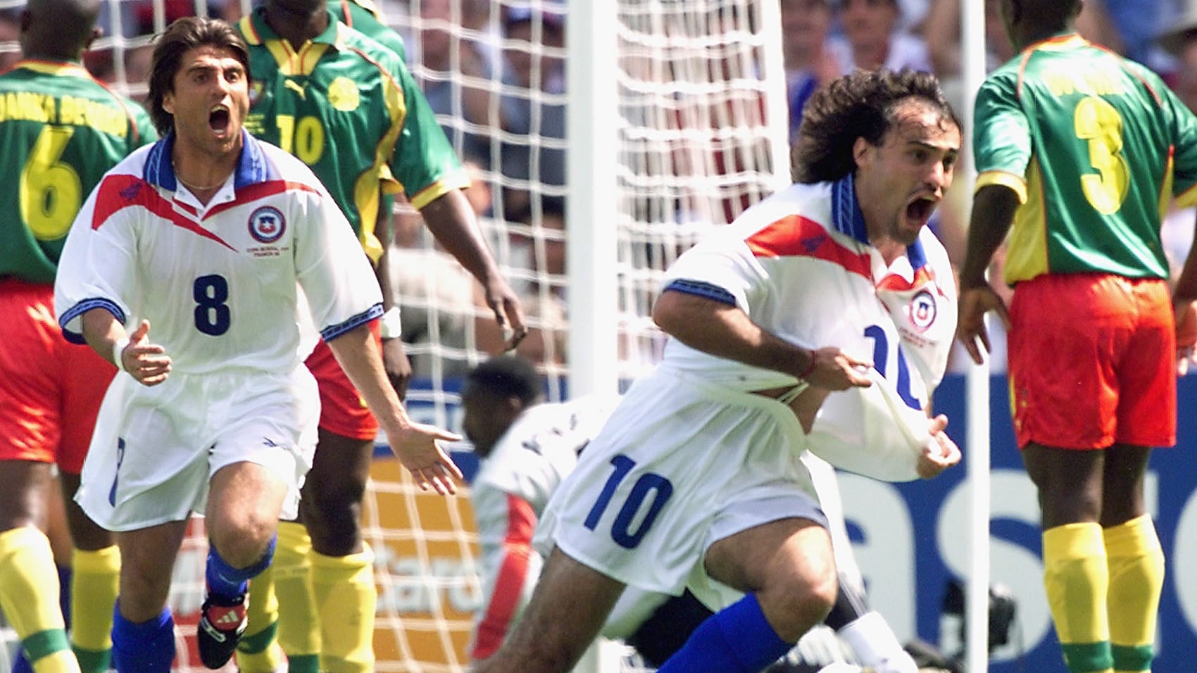 José Luis Sierra Pando Goal 20' | Chile vs Cameroon | 1998 FIFA World Cup France™