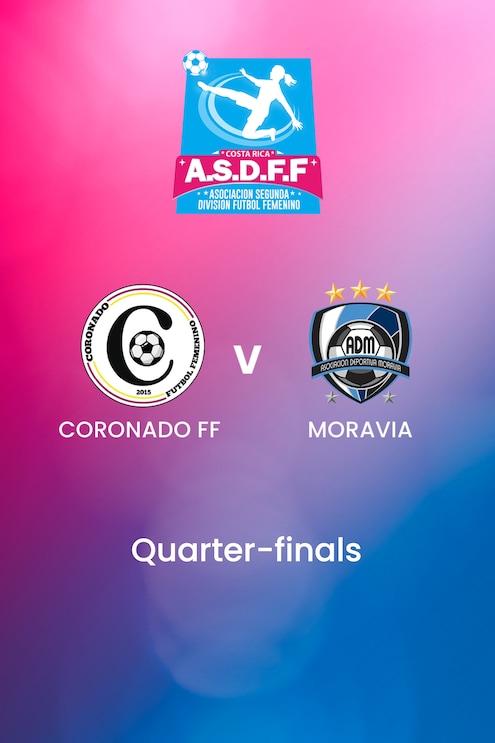 Coronado - Moravia  | Segunda División Femenina | Costa Rica  | Match complet