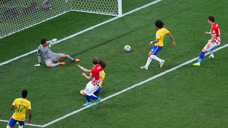 Marcelo Own Goal 10' | Brazil v Croatia | 2014 FIFA World Cup Brazil™