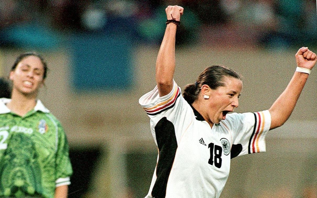 Das Tor von Inka Grings 57' | Deutschland - Mexiko | FIFA Frauenfussball-Weltmeisterschaft USA 1999™