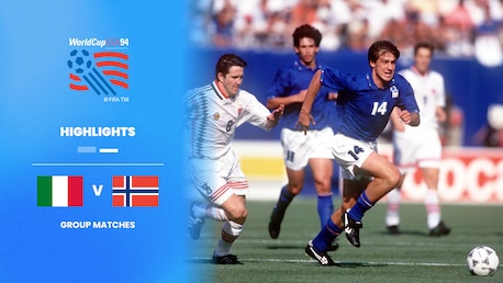 Italia - Norvegia | Gruppo E | Coppa del Mondo FIFA USA 1994 | Highlights