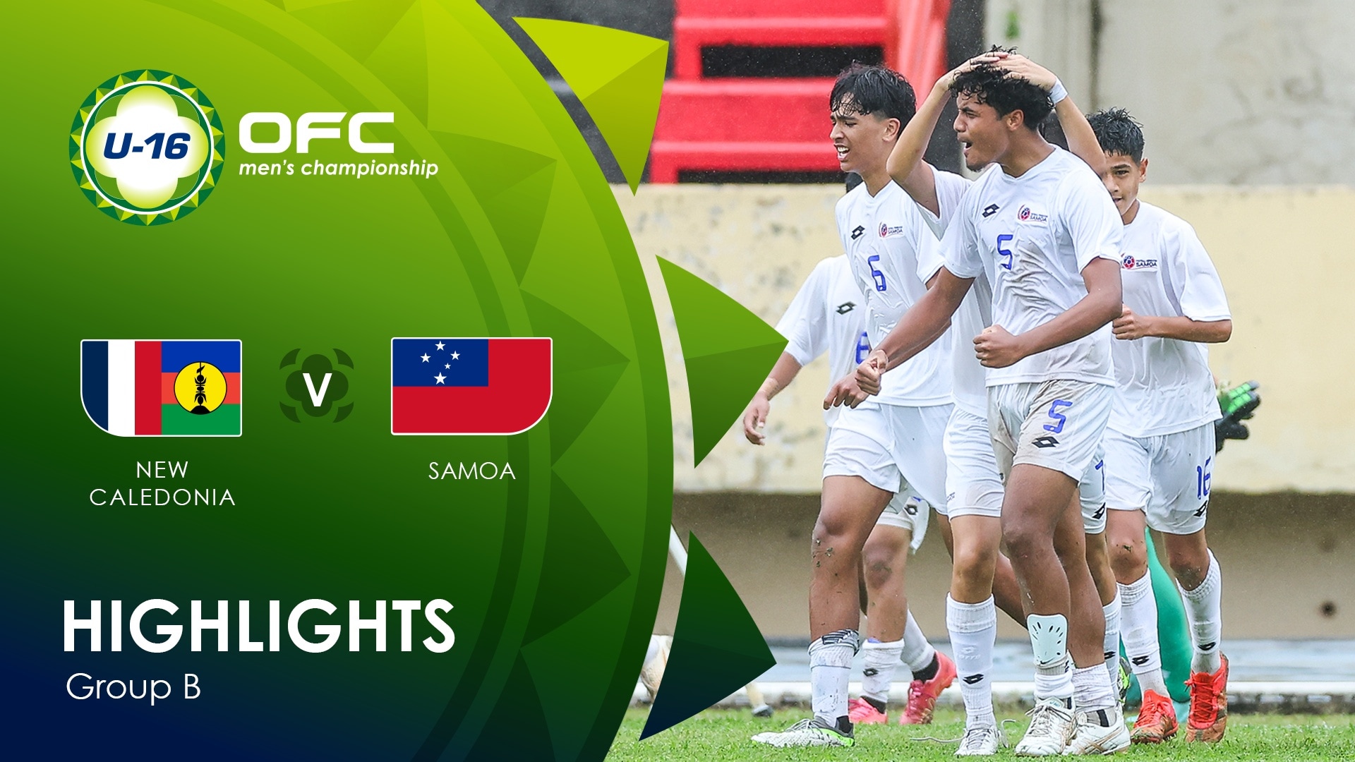 Nueva Caledonia vs Samoa | Grupo B | OFC U-16 Men's Championship | Highlights
