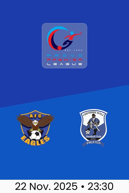 Academy Eagles FC - Cheshire Hall FC | Provo Premier League 2025-26