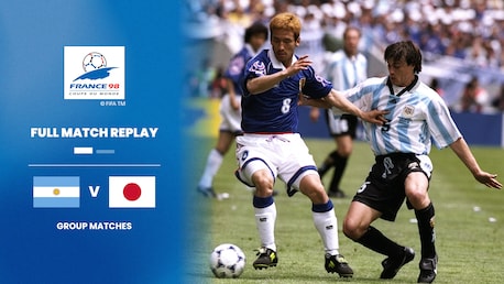 Argentina v Japan | Group H | 1998 FIFA World Cup France™ | Full Match Replay