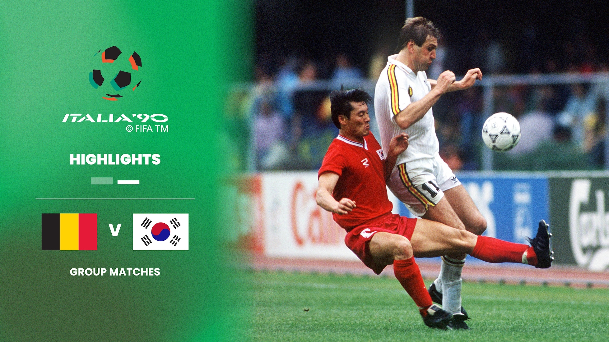 Bélgica x República da Coreia | Grupo E | Copa do Mundo da FIFA Itália 1990 | Melhores momentos