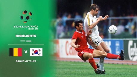 Bélgica x República da Coreia | Grupo E | Copa do Mundo da FIFA Itália 1990 | Melhores momentos