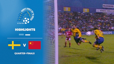Suécia x China | Quartas de final | Copa do Mundo Feminina da FIFA Suécia 1995 | Melhores momentos
