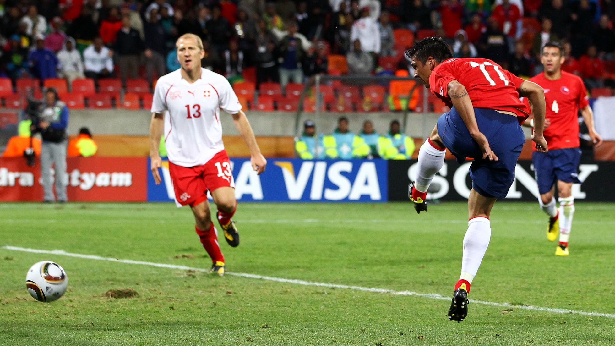 Le but de Mark Gonzalez 74' | Chili - Suisse | Coupe du Monde de la FIFA, Afrique du Sud 2010™