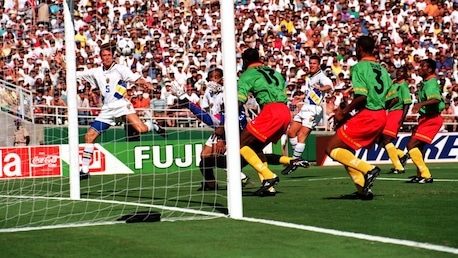 Roger Ljung Goal 8' | Cameroon vs Sweden | 1994 FIFA World Cup USA™