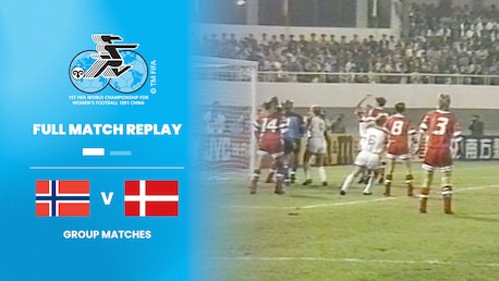 Norvegia - Danimarca | Gruppo A | Coppa del Mondo Femminile FIFA RP Cina 1991 | Match completo