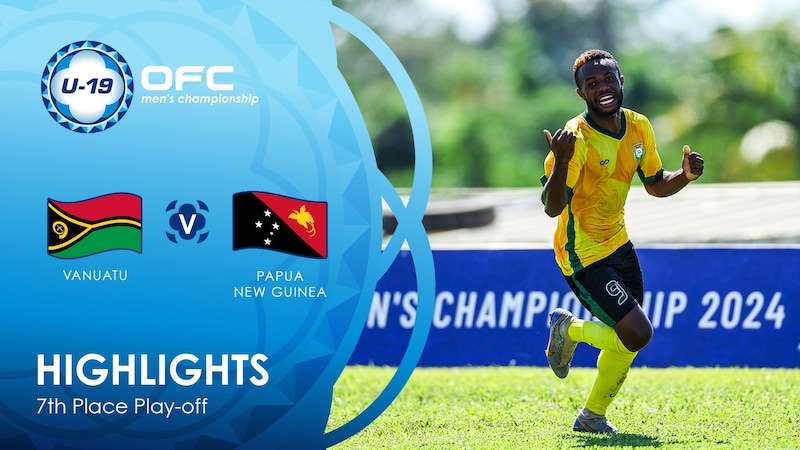 Vanuatu v Papua New Guinea | Play-off for seventh place | OFC U-19 Men ...