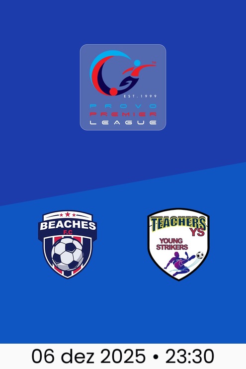 Beaches FC x Teachers YS | Provo Premier League 2025-26