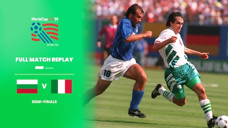 Bulgaria vs Italia | Semifinales | Copa Mundial de la FIFA Estados Unidos 1994™ | Partido Completo