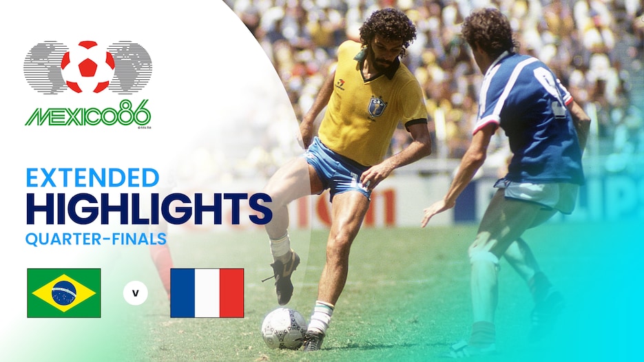 Brazil v France | Quarter-finals | 1986 FIFA World Cup Mexico™ | Extended Highlights
