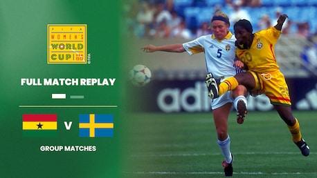 Ghana x Suécia | Grupo D | Copa do Mundo Feminina da FIFA EUA 1999 | Jogo completo