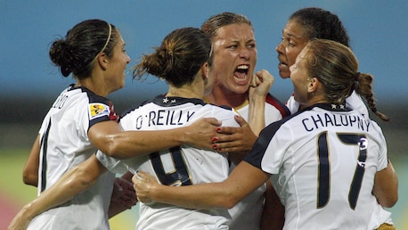 Gol de Abby Wambach aos 50' | Estados Unidos - Coreia do Norte | Copa do Mundo Feminina FIFA 2007, no China