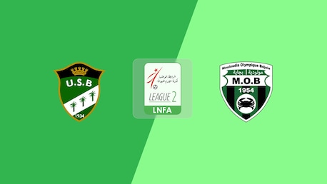 US Biskra vs MO Béjaïa | Ligue 2 2025/26 | Partido completo