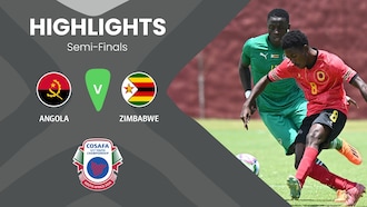 Angola x Zimbábue | Semifinais | CAF U-17 Africa Cup of Nations 2025 | Qualificatório COSAFA | Melhores momentos