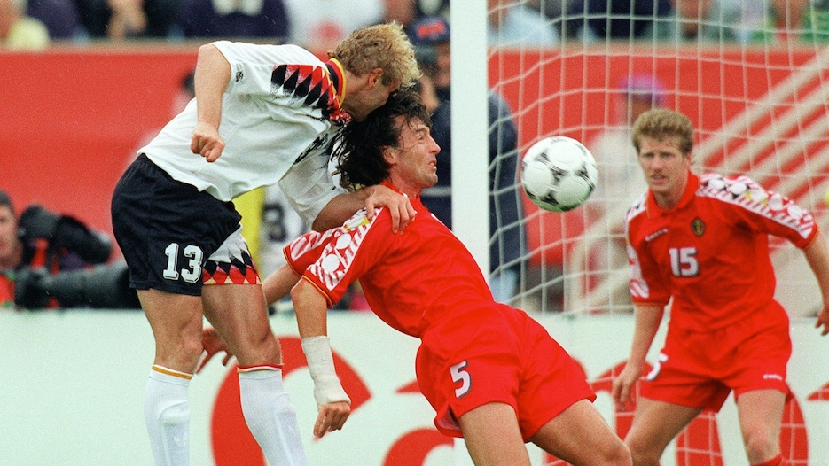 Das Tor von Rudi Völler 40' | Deutschland - Belgien | FIFA Fussball-Weltmeisterschaft USA 1994™
