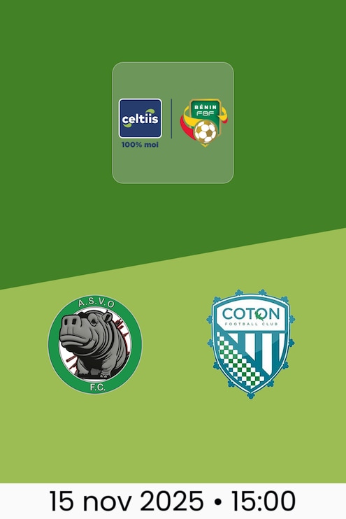 ASVO FC vs Coton FC | Ligue 1 2025