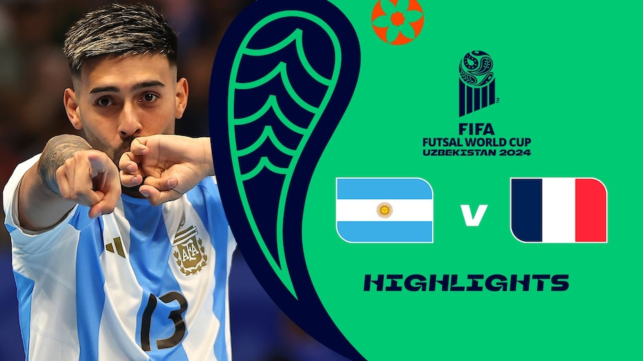 Argentina v France | Semi-finals | FIFA Futsal World Cup Uzbekistan 2024™ | Highlights