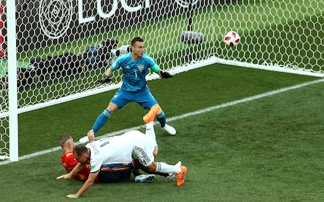 Sergey Ignashevich Own Goal 12' | Spain v Russia | 2018 FIFA World Cup Russia™