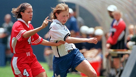 Gol de Olga Karasseva aos 90+1' | Canadá - Rússia | Copa do Mundo Feminina FIFA 1999, no Estados Unidos