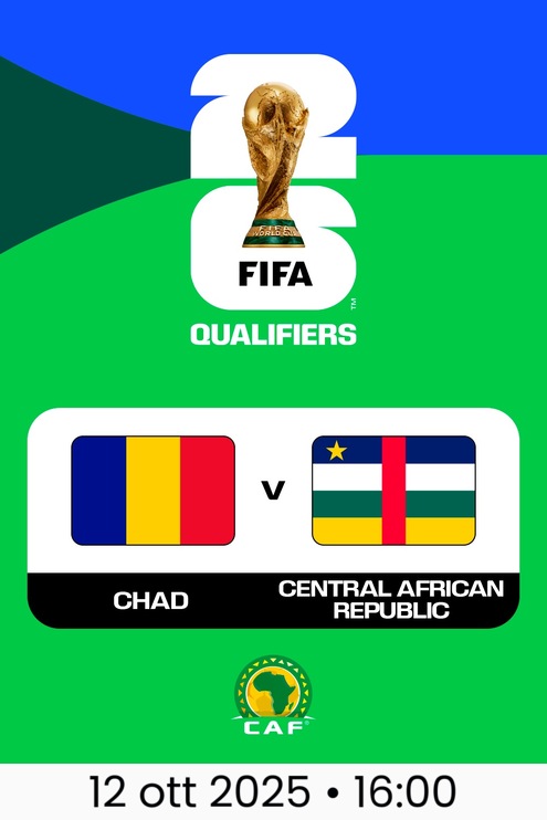 Chad - Repubblica Centrafricana | Qualificazioni CAF alla Coppa del Mondo FIFA 2026