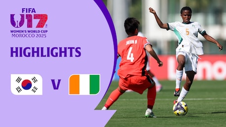 République de Corée - Côte d’Ivoire | Groupe E | Coupe du Monde Féminine U-17 de la FIFA, Maroc 2025™ | Résumé vidéo