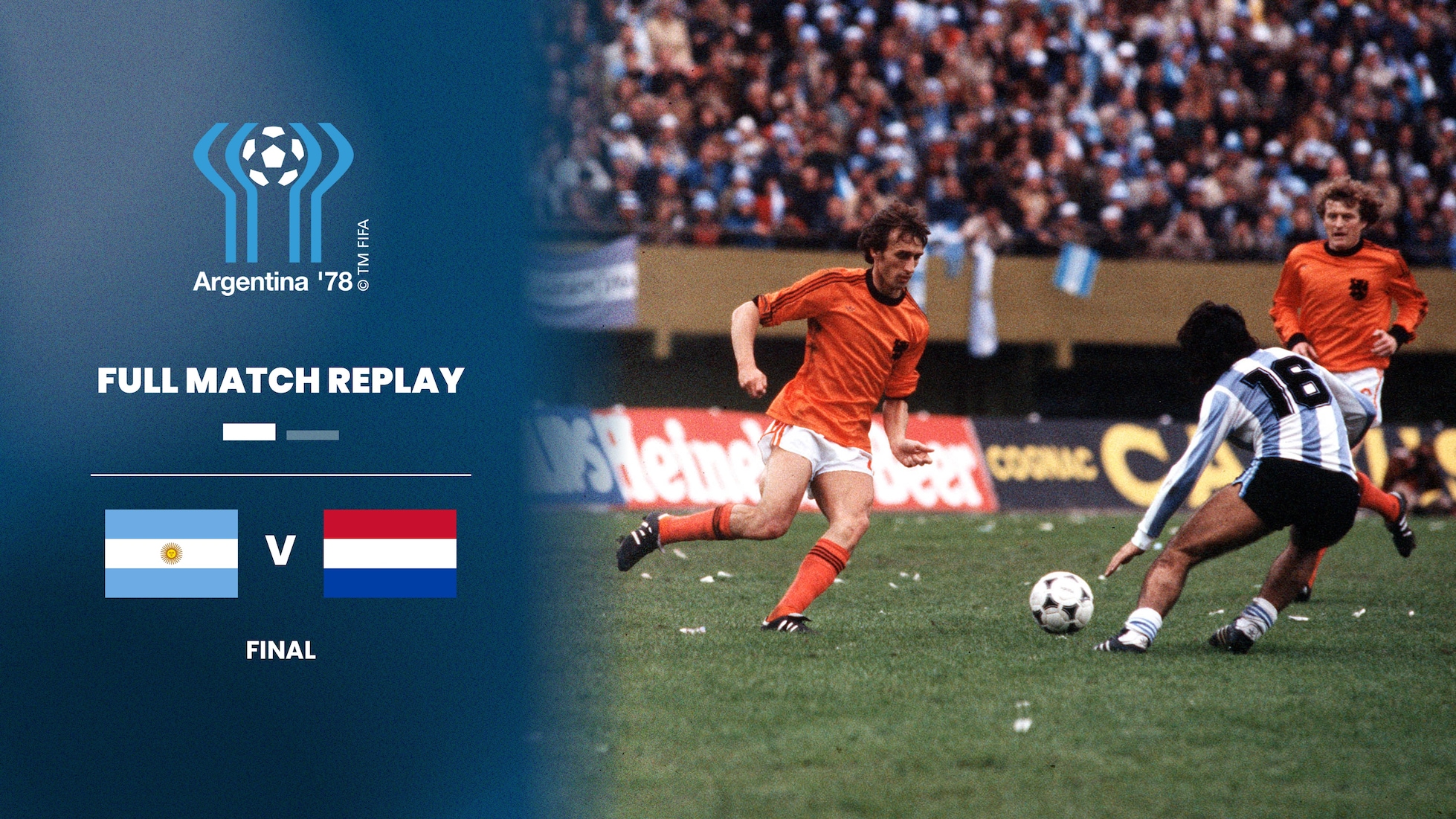 Argentina x Holanda | Final | Copa do Mundo da FIFA Argentina 1978™ | Jogo completo