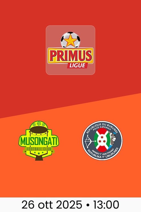Musongati FC - Rukinzo FC | Primus Ligue Burundi 2025/26