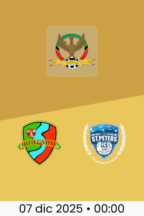 Bath United - St. Peters FC | SKNFA Premier League 2025/26