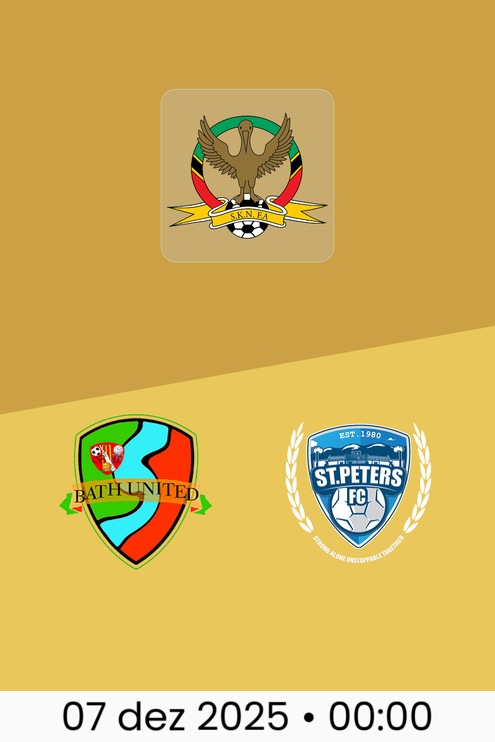 Bath United x St. Peters FC | SKNFA Premier League 2025/26