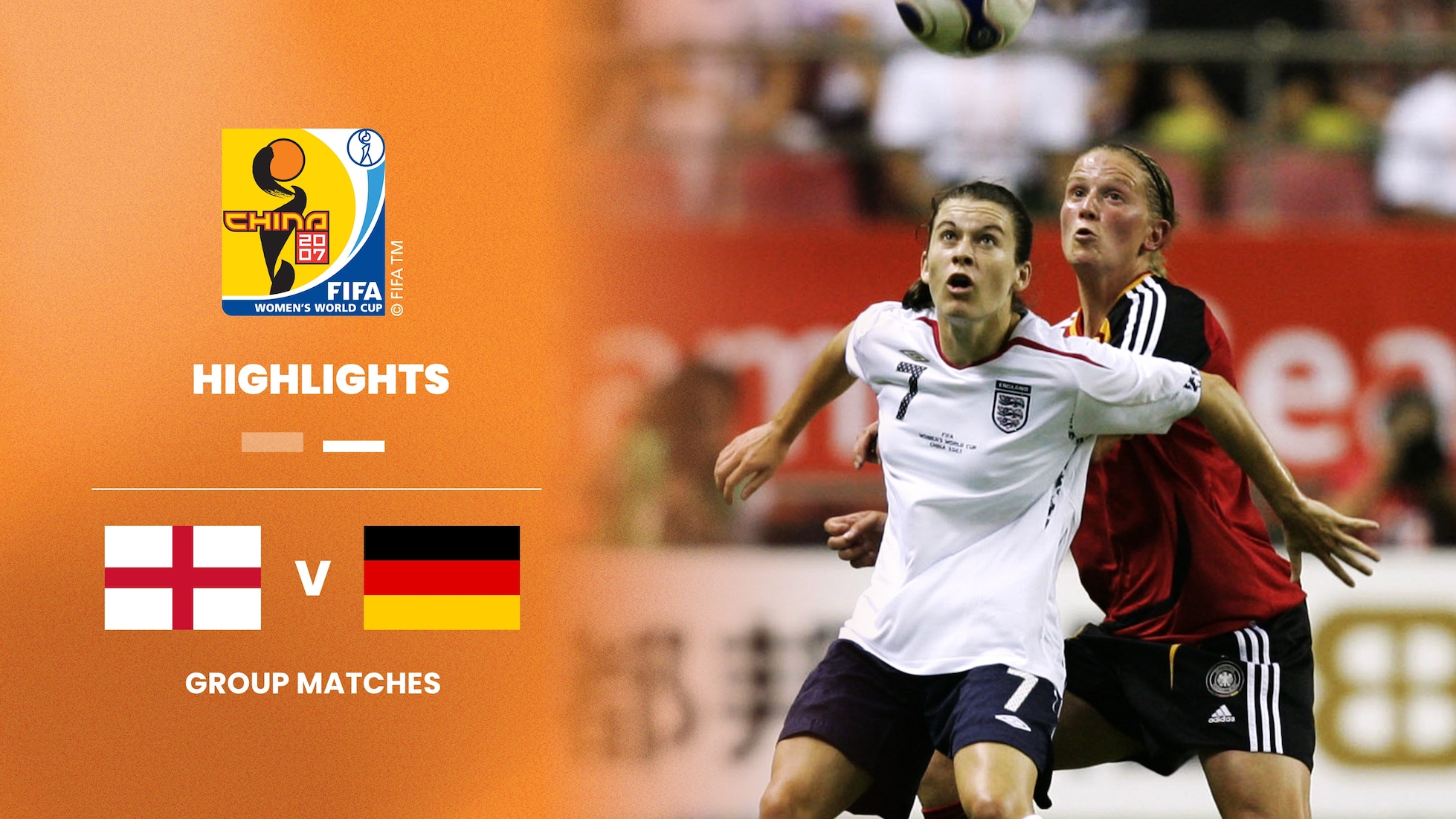 Inglaterra x Alemanha | Grupo A | Copa do Mundo Feminina da FIFA China 2007 | Melhores momentos