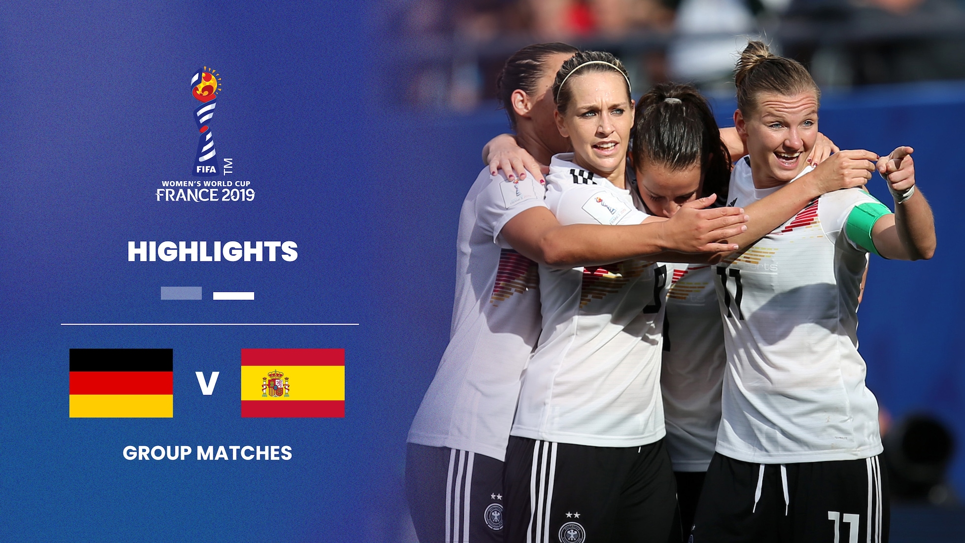 Deutschland - Spanien | Gruppe B | FIFA Frauen-Weltmeisterschaft Frankreich 2019™ | Highlights