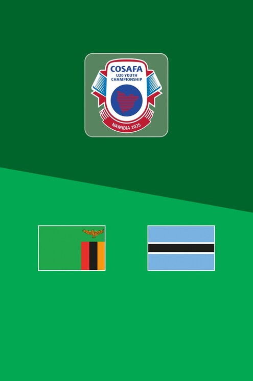 Zambie - Botswana | Phase de groupes | COSAFA U-20 Youth Championship 2025 | Match complet