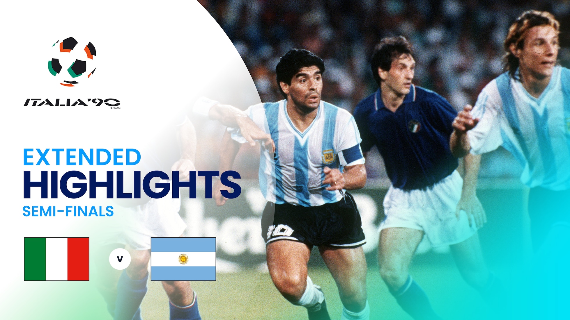 Italie - Argentine | Demi-finales | Coupe du Monde de la FIFA, Italie 1990™ | Résumé vidéo complet
