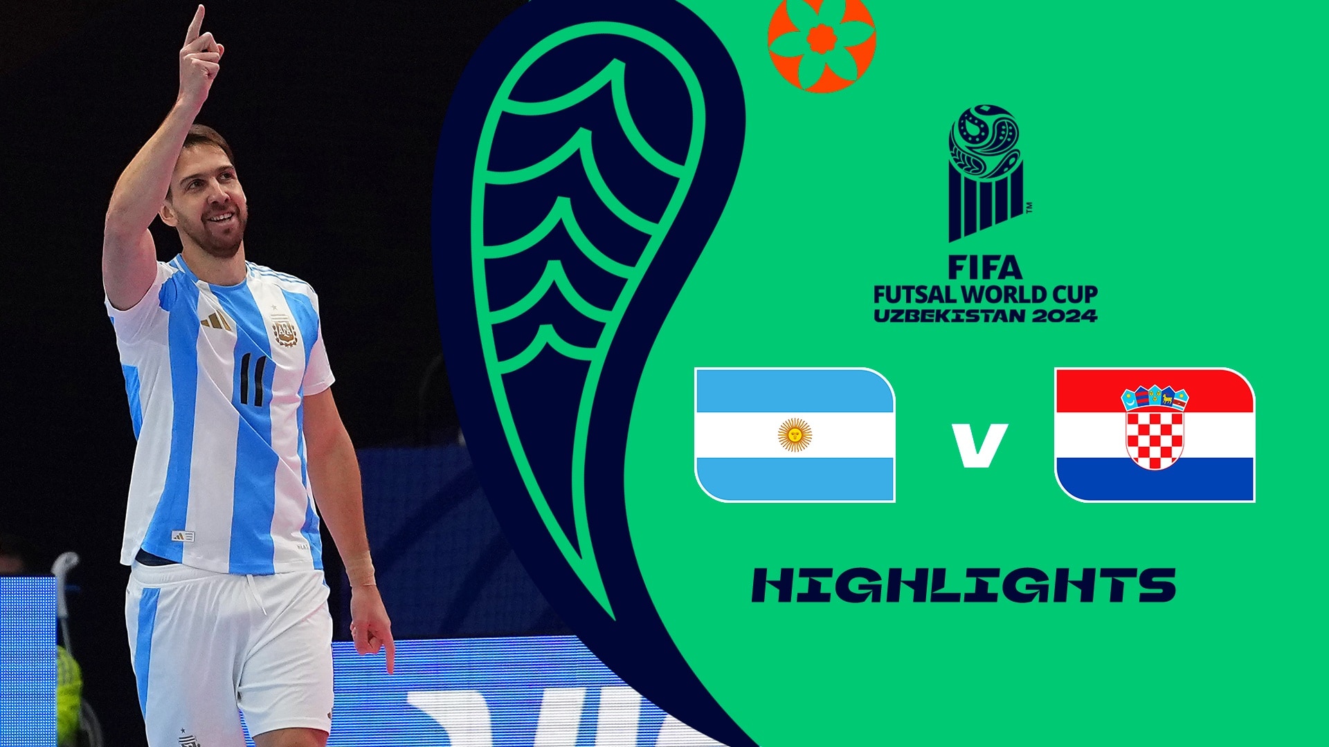 Argentina x Croácia | Oitavas de final | Copa do Mundo de Futsal da FIFA Uzbequistão 2024™ | Melhores momentos