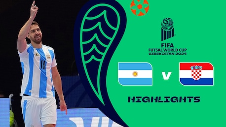 Argentina - Croazia | Ottavi di finale | Coppa del Mondo di Futsal della FIFA Uzbekistan 2024™ | Highlights