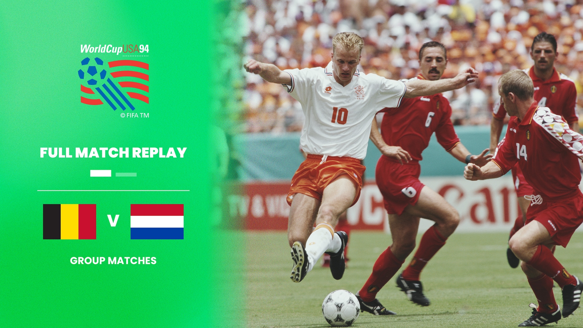Belgium v Netherlands | Group F | 1994 FIFA World Cup USA™ | Full Match Replay