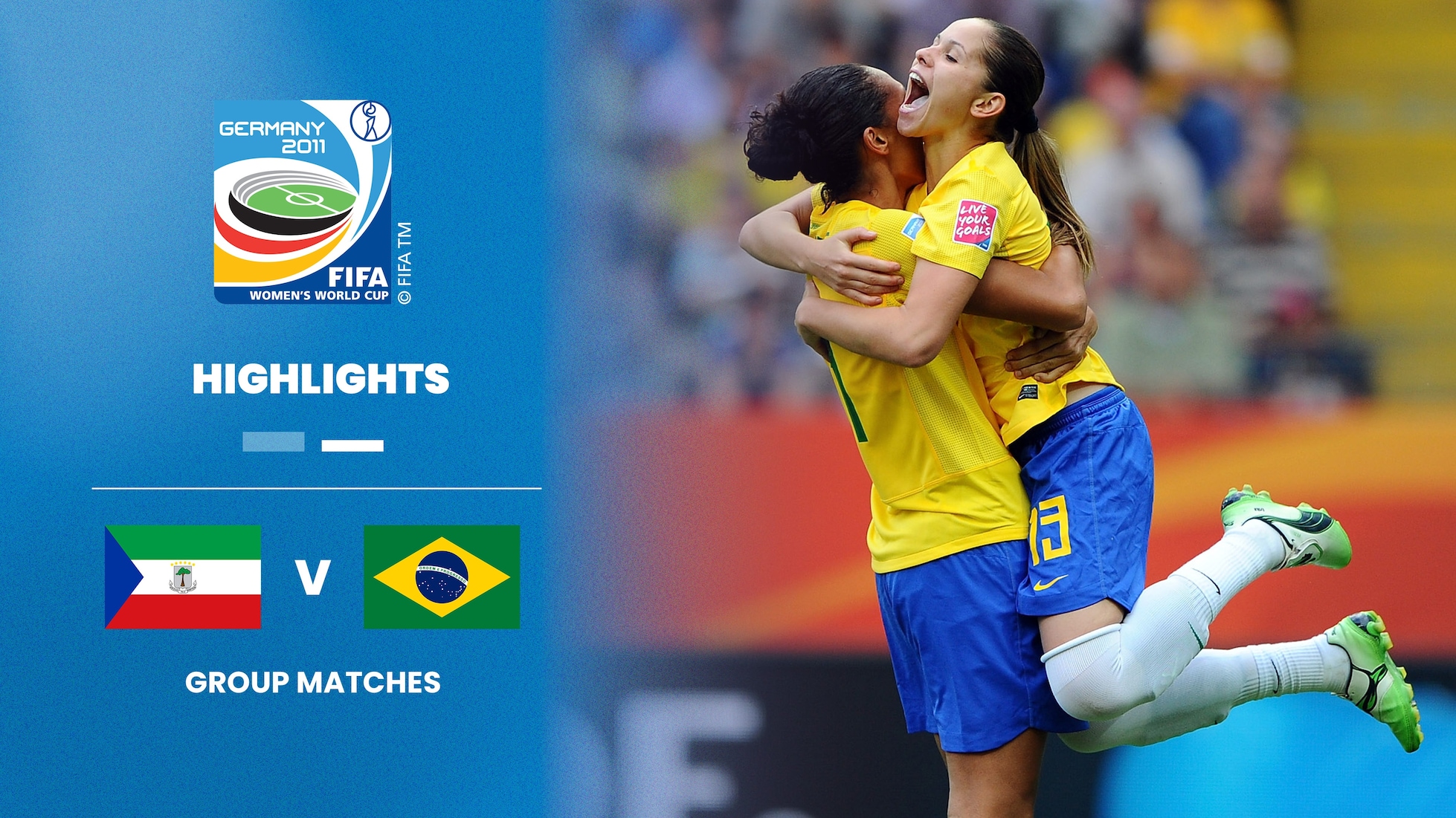 Guinea Ecuatorial vs Brasil | Grupo D | Copa Mundial Femenina de la FIFA Alemania 2011™ | Highlights